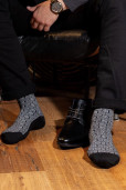 FUNNY HERINGBONE men’s socks