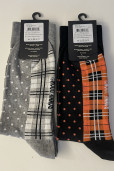 DOTS and CHECKS men ‘s socks