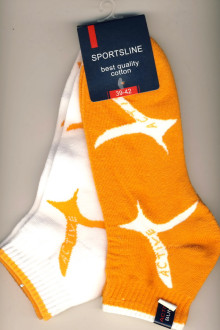 Polofroté ponožky SADA Sportsline - oranžové