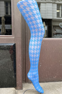 HOUNDSTOOTH punčocháče vzor BD