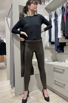 SUPREME lesklé legíny - kalhoty PM