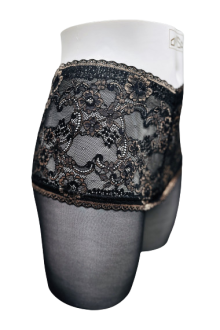 AYLA punčocháče s krajkovým sedem