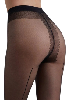 LINE punčocháče se zadním švem