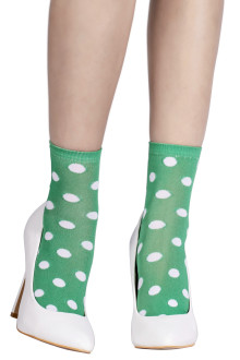 5D61 ponožky puntík mikrovlákno