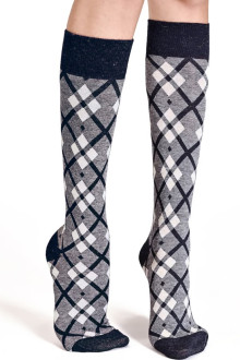 SCOTLAND podkolenky káro vzor