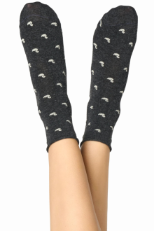 Ponožky kašmír SWAN volný lem GL