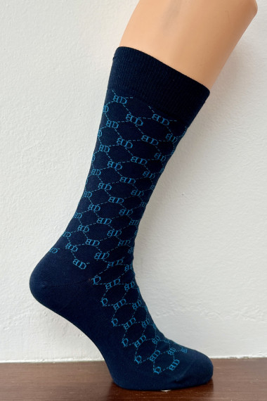 BONNIE DOON BLACK men’s socks